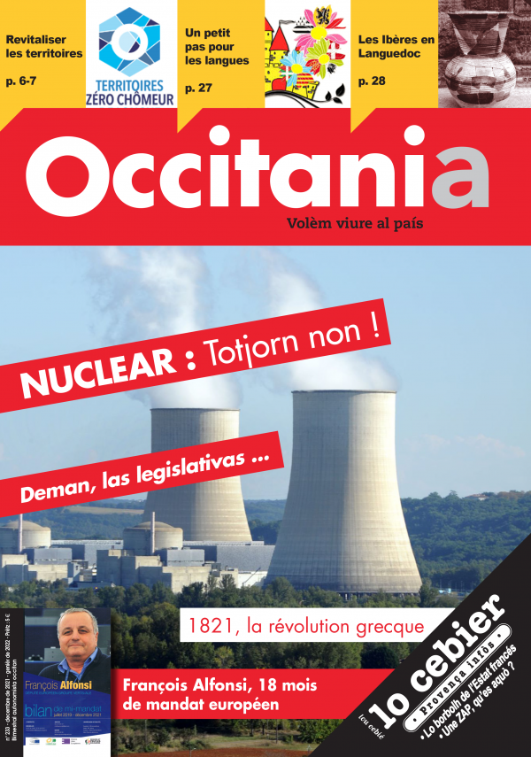 Couverture de Occitania (Volèm viure al país) n°233 - Nuclear : totjorn non !
