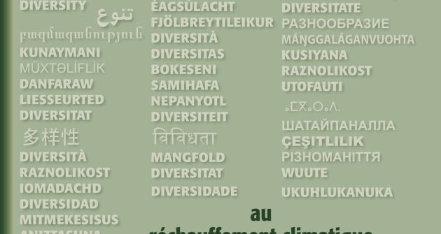 <strong>« La diversité pour survivre au réchauffement climatique et au refroidissement culturel » — David Grosclaude</strong>
